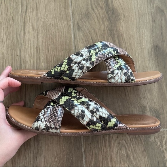 MADEWELL Skyler Sandal Snake Embossed Leather - Picture 8 of 8